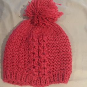 Pink Pom Pom hat